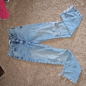 Zara distressed jeans